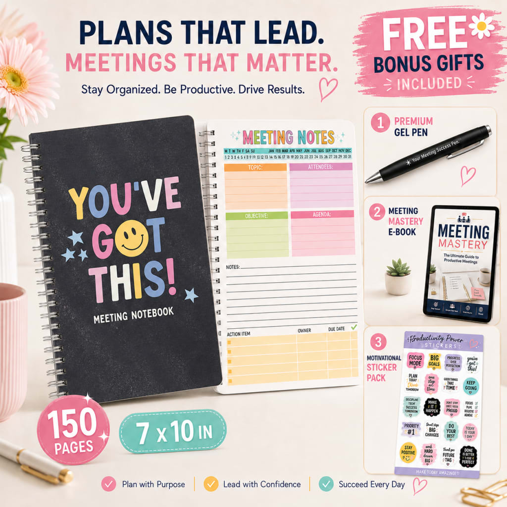 AgendaFlow Meeting Notebook for Work